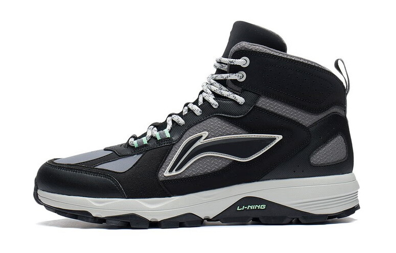 Li-Ning x Outdoor High-Top Running 'Reflective Black Grey' ARDS011-2