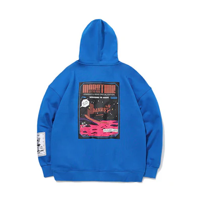 Li-Ning Panda Graphic Casual Pullover Sweatshirt Men’s Deep Space Blue AWDQC65-2