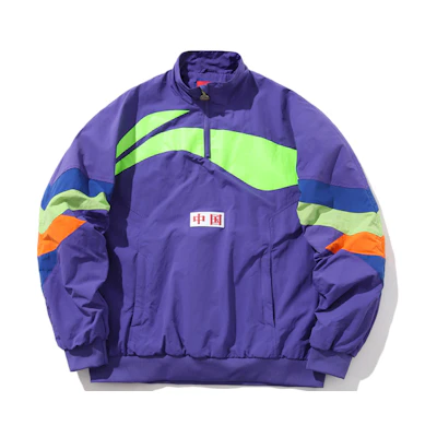 Li-Ning Paris Fashion Week Purple Pullover Track Jacket Unisex AJDP015-3