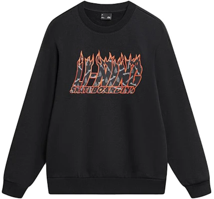 李寧 x Phil Hackett 黑色印花圖案刷毛圓領衛衣 男款 AWDT949-1 Buy 李寧 x Phil Hackett 黑色印花圖案刷毛圓領衛衣 男款 AWDT949-1