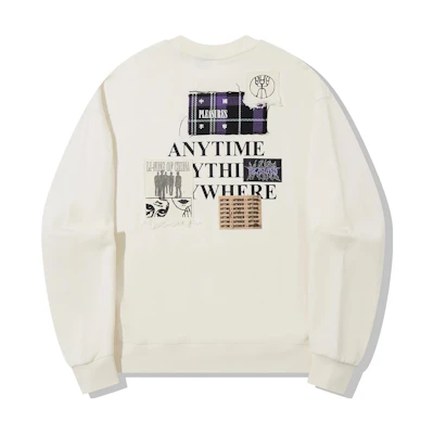 Li-Ning PLEASURES Collaboration Crewneck Sweatshirt Unisex Beige AWDTB99-3
