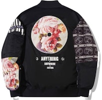 Li-Ning x PLEASURES Graphic Baseball Collar Zip Jacket Black AJDT753-1 Li-Ning x PLEASURES Graphic Baseball Collar Zip Jacket Black AJDT753-1