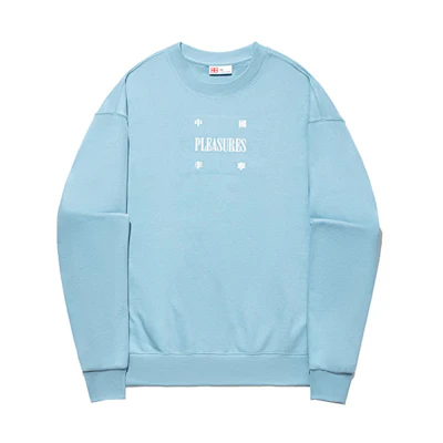 Li-Ning PLEASURES Skateboard Crewneck Sweater Blue Unisex AWDTB99-2