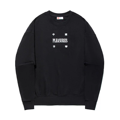Li-Ning PLEASURES Skateboarding Crewneck Sweatshirt Unisex Black AWDTB99-1