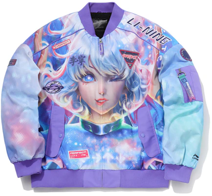 Li-Ning x QQ Dance Jaket Fleece Longgar Motif Digital Pria AJDQ473-2 Order Li-Ning x QQ Dance Jaket Fleece Longgar Motif Digital Pria AJDQ473-2