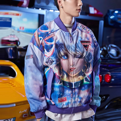 Li-Ning x QQ Dance Jaket Fleece Longgar Motif Digital Pria AJDQ473-2 Shop Li-Ning x QQ Dance Jaket Fleece Longgar Motif Digital Pria AJDQ473-2