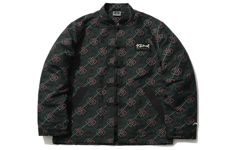 Li-Ning x Shao Bu Ru Chuan Collab Black Relaxed Fit Sports Jacket AFDR381-1