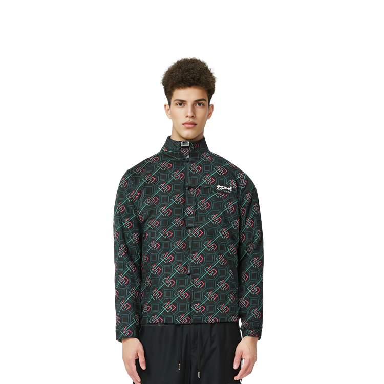 Sizing Li-Ning x Shao Bu Ru Chuan Collab Black Relaxed Fit Sports Jacket AFDR381-1