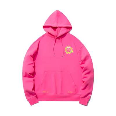 Li-Ning Shao Bu Ru Chuan Pink Hoodie - Unisex Casual Loose Fit Couples Style AWDR421-2