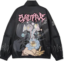 Li-Ning x STA Group BADFIVE Chang'an Cartoon Loose Fit Jacket Black Unisex AJDR526-1 Li-Ning x STA Group BADFIVE Chang'an Cartoon Loose Fit Jacket Black Unisex AJDR526-1