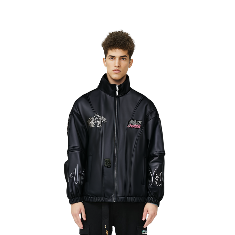 Purchase Chaqueta Negra Unisex Li-Ning x STA Group BADFIVE Chang''an Cartoon Ajuste Suelto AJDR526-1