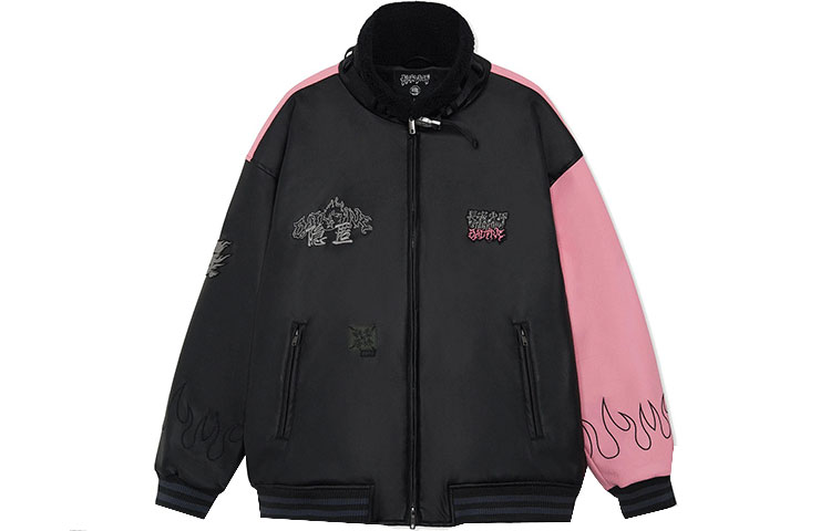 Order Li-Ning x STA_GROUP BADFIVE Chang'an Youth Black Graphic Loose Fit Jacket Mens AJDR527-1