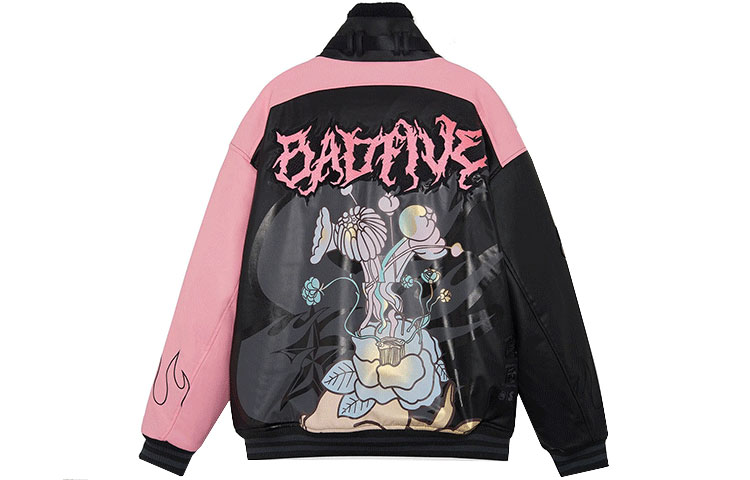 Lookbook Li-Ning x STA_GROUP BADFIVE Chang'an Youth Black Graphic Loose Fit Jacket Mens AJDR527-1