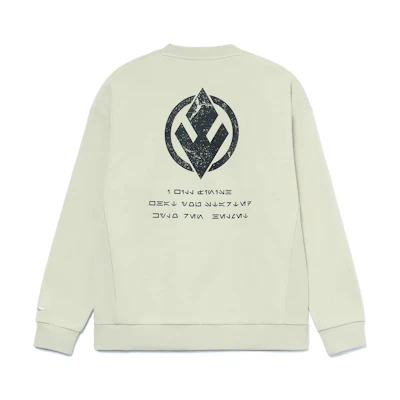 Li-Ning Star Wars Crewneck Sweatshirt Yellow/Grey Unisex Casualwear AWDRD57-4