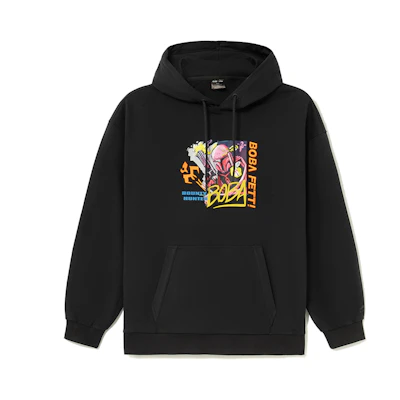 Li-Ning Star Wars Disney Black Cartoon Graphic Hoodie Unisex Pullover AWDS589-1