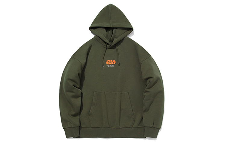 Li-Ning Star Wars Fleece Pullover Hoodie Deep Olive Green AWDQB37-2