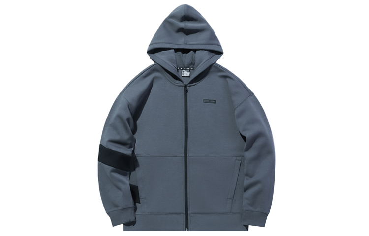 Li-Ning Star Wars Oversized Zip Hoodie Jacket Men’s Thunderstorm Gray AWDQ593-1