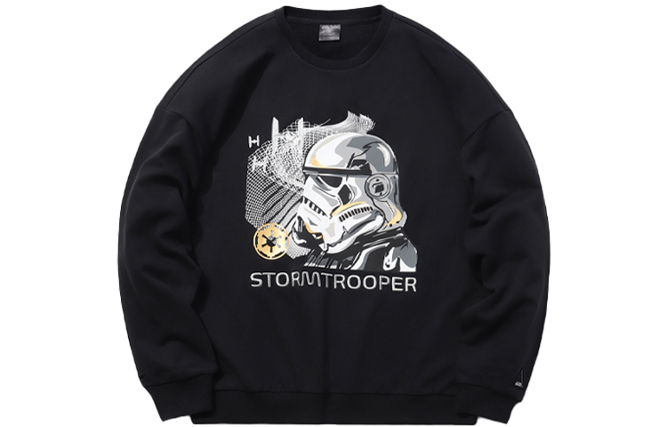 Li-Ning Star Wars Pullover Sweatshirt Elite Graphic Black - Edition AWDQ441-3