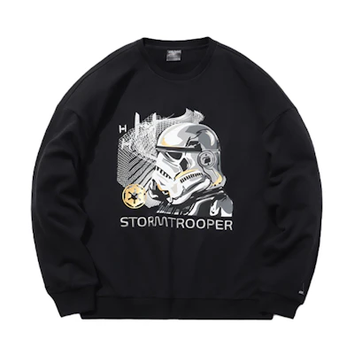 Li-Ning Star Wars Pullover Sweatshirt Elite Graphic Black - Edition AWDQ441-3