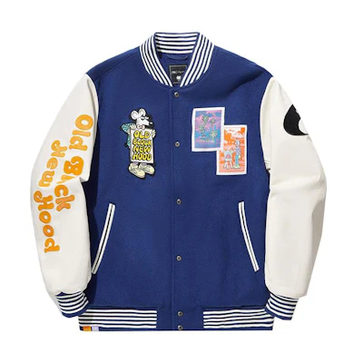 Li-Ning Steven Harrington Graffiti Embroidered Jacket Blue White. AJMT301-2