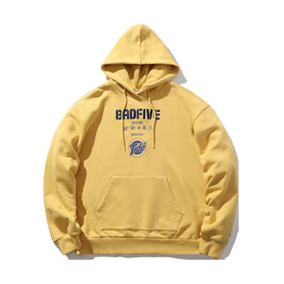 Li-Ning Tide BADFIVE Oversized Hoodie Yellow AWDPD61-3