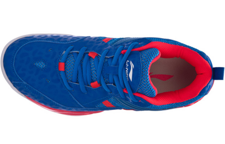 Lookbook Li-Ning X Tructure Soft Badminton Training 'Blue Red' AYTM079-3