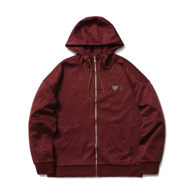 Li-Ning Wade Sports Fashion Full-Print Hoodie Truffle Red () AWDR109-2