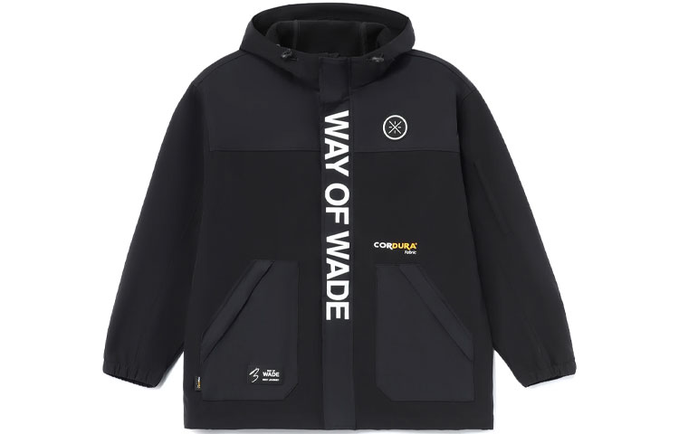 Li-Ning Wade Winter Logo Hoodie Jacket Black Fleece Casual Sportswear AFDR747-1
