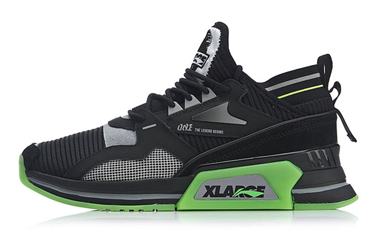 Li-Ning x X-Large Stylish Shoes 'Black Neon' AGLP095-2
