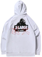 Li-Ning x XLARGE Collaboration Oversized Pullover Hoodie White Men’s Fashion AWDNC87-1 Li-Ning x XLARGE Collaboration Oversized Pullover Hoodie White Men’s Fashion AWDNC87-1