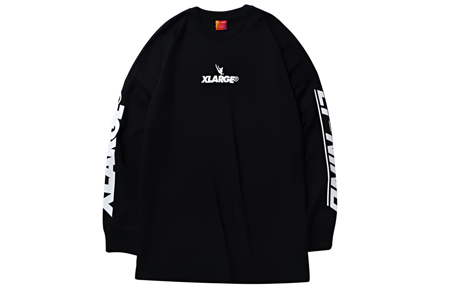 Li-Ning XLARGE Logo Print Pullover Hoodie Black () ATLN243-2