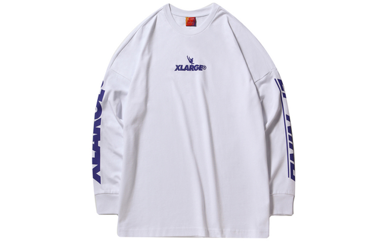 Li-Ning XLARGE Logo Print Pullover Hoodie White ATLN243-1