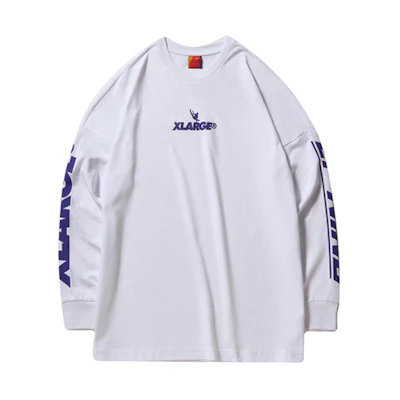 Li-Ning XLARGE Logo Print Pullover Hoodie White ATLN243-1