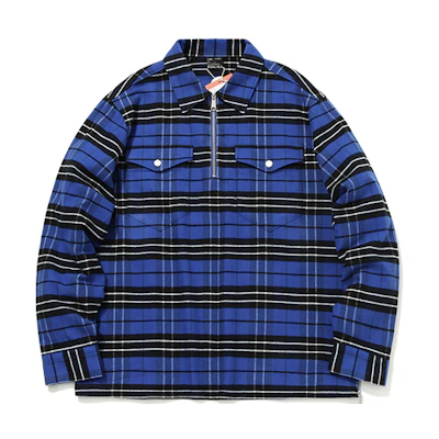 Li-Ning XLARGE Plaid Loose-Fit Casual Jacket Blue () AFDQ879-1