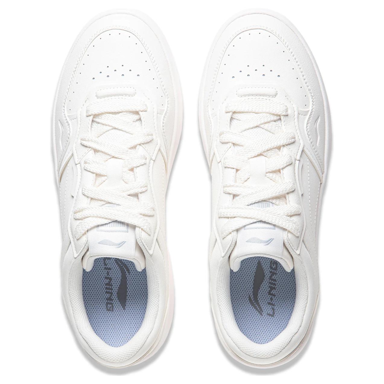 Lookbook LiNing李寧 行初2.0 V2 百搭休閒 輕鬆舒適 防滑耐磨 板鞋 男款 白色