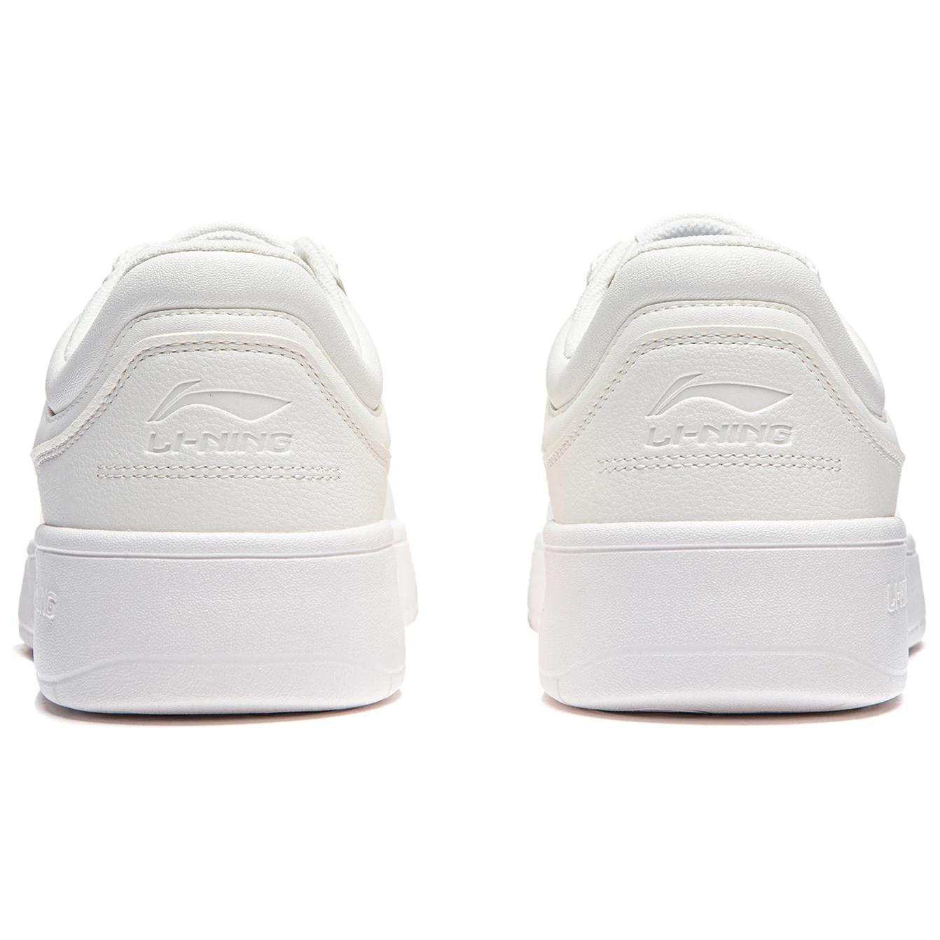 Shop LiNing李寧 行初2.0 V2 百搭休閒 輕鬆舒適 防滑耐磨 板鞋 男款 白色