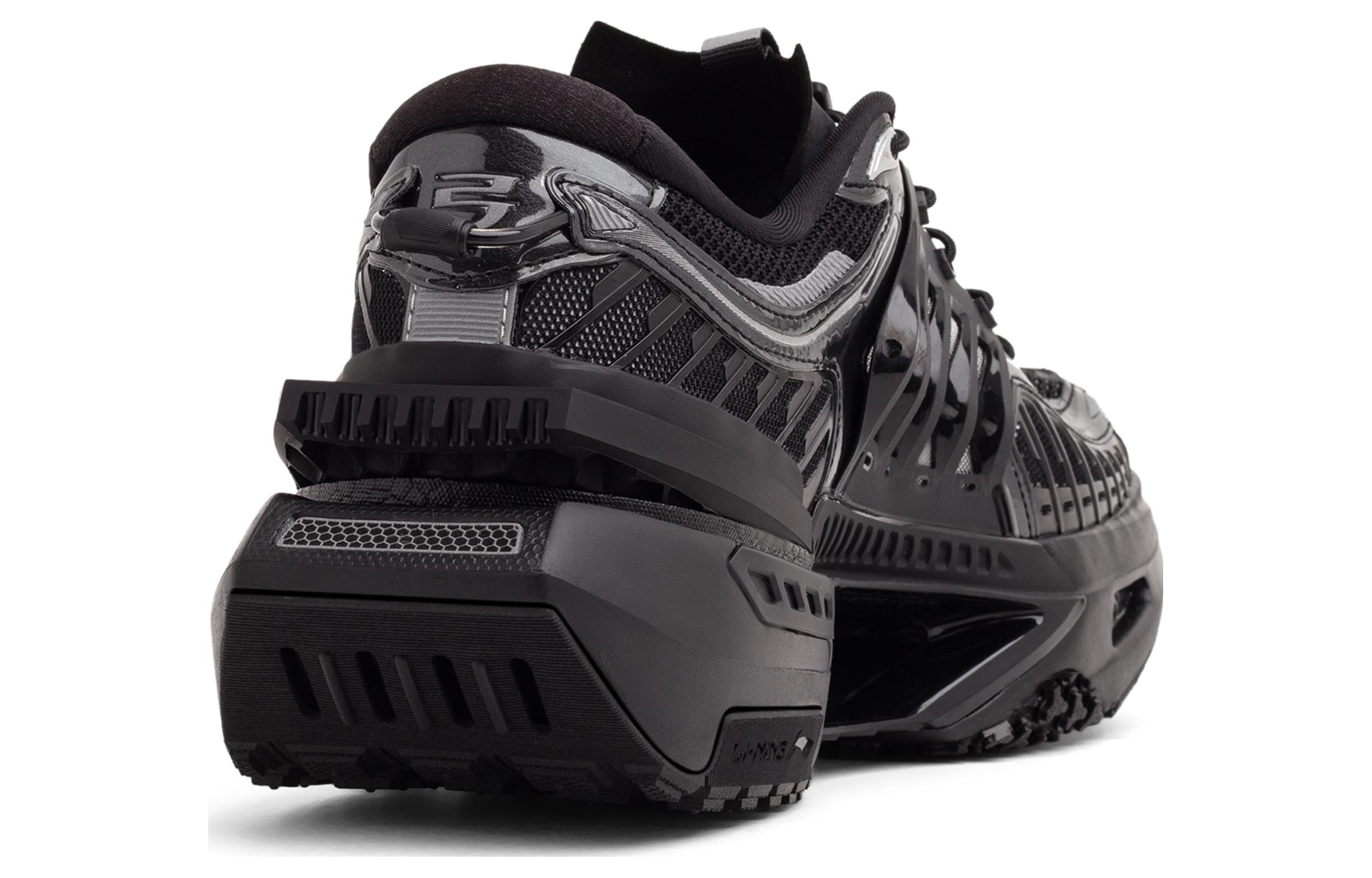 Lookbook LiNing李寧 玄空 減震防滑耐磨 低幫 運動休閒鞋 黑色