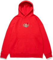 Li-Ning Year of the Rabbit Red Hoodie Unisex - Cartoon Print Sportswear Series AWDT013-2 Li-Ning Year of the Rabbit Red Hoodie Unisex - Cartoon Print Sportswear Series AWDT013-2