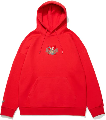 Li-Ning Year of the Rabbit Red Hoodie Unisex - Cartoon Print Sportswear Series AWDT013-2 Buy Li-Ning Year of the Rabbit Red Hoodie Unisex - Cartoon Print Sportswear Series AWDT013-2