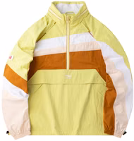 Li-Ning Yellow Colorblock Half-Zip Packable Hooded Jacket AFDQ379-3