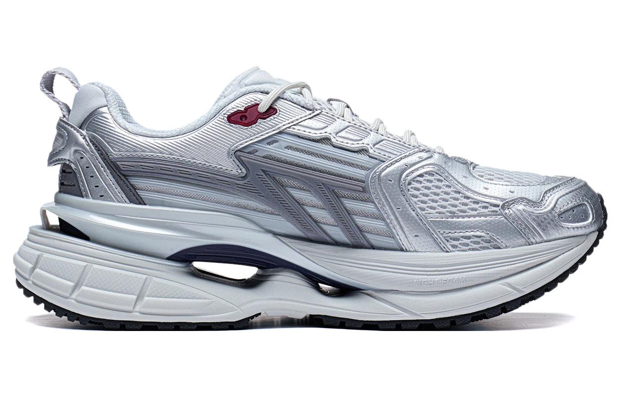 Order Li-Ning Yi Xing 5 'Putih Perak Kelabu' AGLT025-1