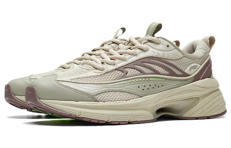 Lookbook LiNing李寧 羿星 百搭潮流 輕鬆舒適 透氣耐磨防滑 低幫 生活休閒鞋 男款 米色