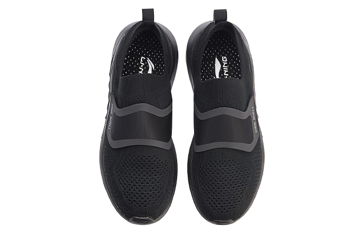 Shop Li-Ning Yixing 'Black Shock-Absorbing' Kasut Penyerapan Kejutan Hitam AGLN025-4