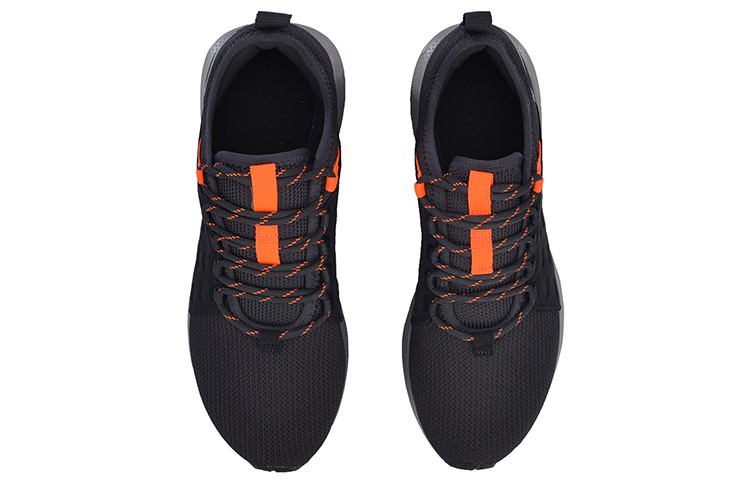 Shop 李寧 馭風 ロー "ブラックオレンジ" (Lining Yu Feng Low "Black Orange") ARHP091-2