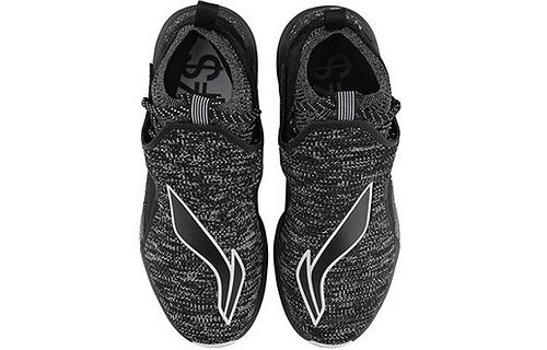 Order 李宁 驭帅 12 防滑轻便 高筒 籃球鞋 男款 黑白