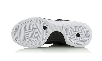 Shop 李宁 驭帅 12 防滑轻便 高筒 籃球鞋 男款 黑白