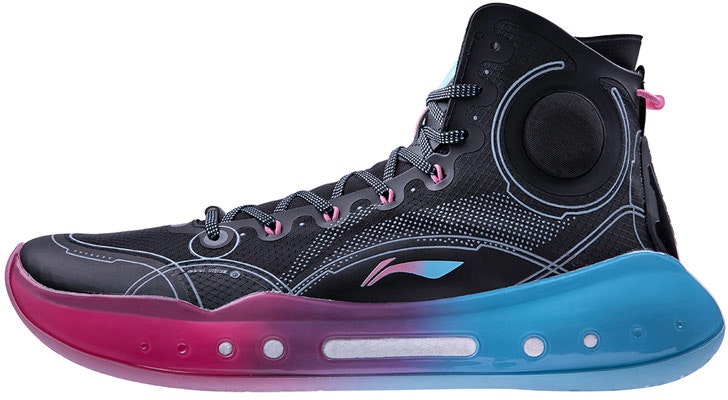 Li-Ning Yu Shuai 14 Beng High Basketball Professional Competition Shoes Miami Black/Blue/Pink ABAQ033-23 Buy Li-Ning Yu Shuai 14 Beng High Basketball Professional Competition Shoes Miami Black/Blue/Pink ABAQ033-23