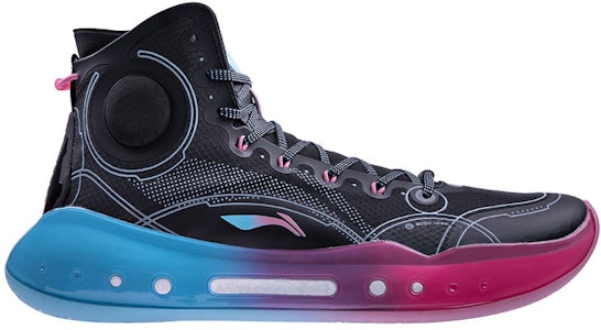李宁御帅14䨻高帮篮球职业比赛鞋 迈阿密黑/蓝/粉 ABAQ033-23 Order 李宁御帅14䨻高帮篮球职业比赛鞋 迈阿密黑/蓝/粉 ABAQ033-23