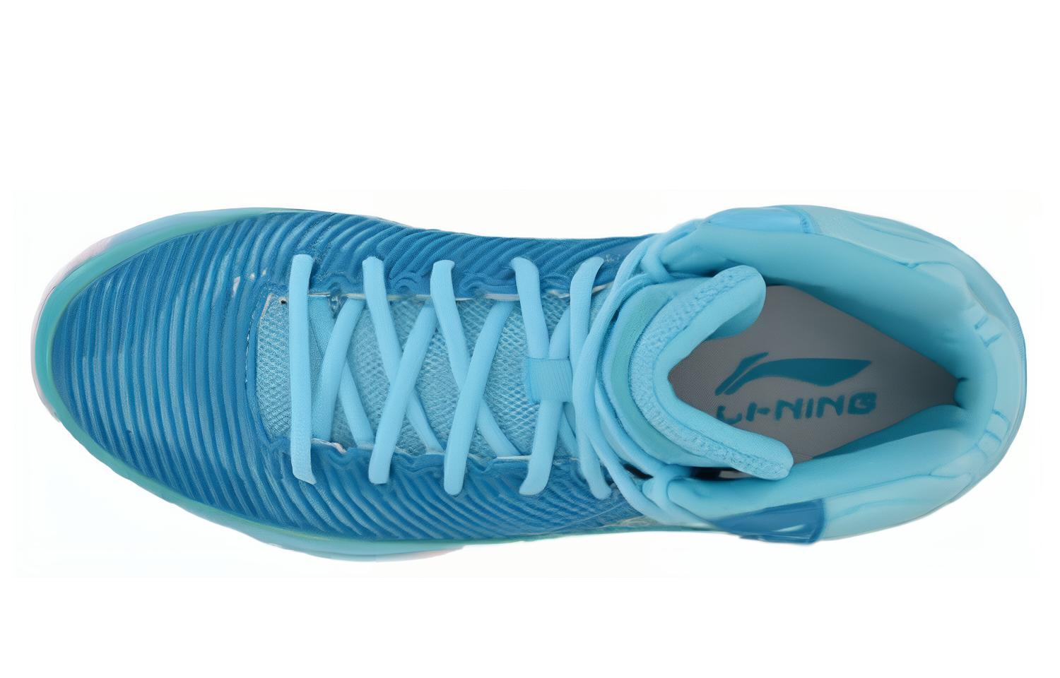 Lookbook Li-Ning Yu Shuai 3 Hoog ''Aqua Blauw'' ABPM015-3