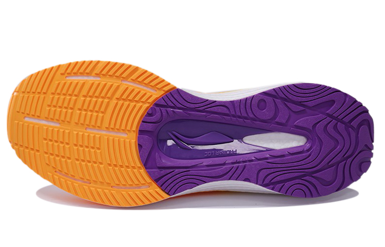 Lookbook 李宁越影1.0減震透氣低幫跑步鞋 白橙